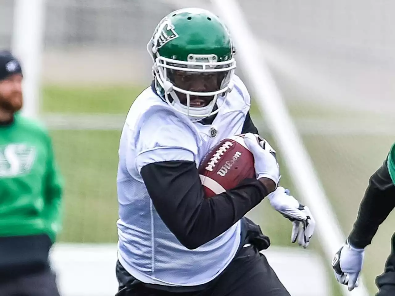 Roughriders' Duke Williams loves catching up with young fans