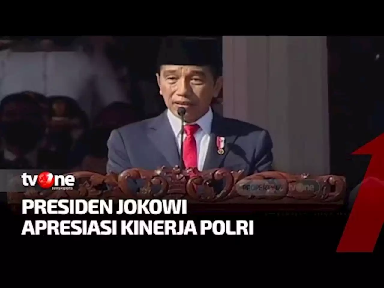 HUT ke-76 Bhayangkara, Presiden Meminta Seluruh Jajaran Polri Bekerja Presisi - tvOne