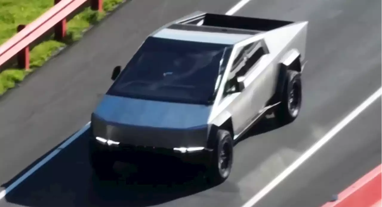 Tesla Cybertruck Inches Closer To Production As It's Spotted Out On A Test Track | Carscoops