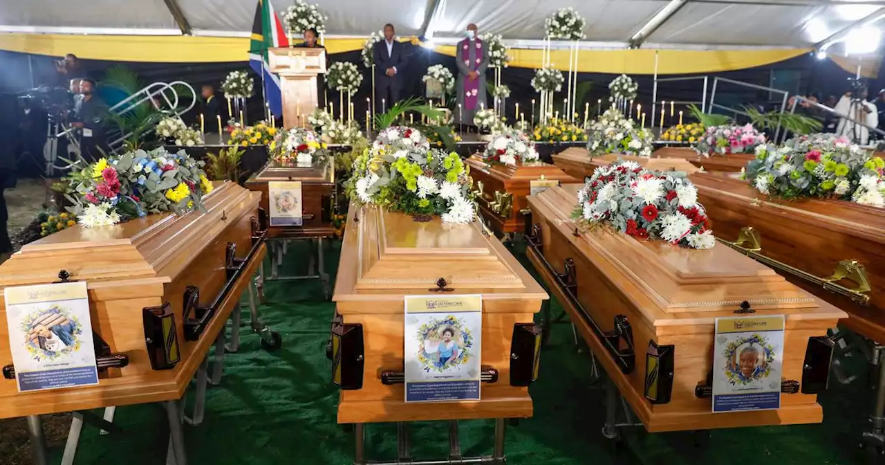 Funeral held for 21 teenagers who mysteriously died at nightclub in South Africa