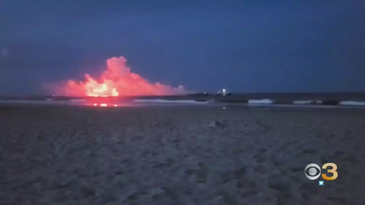 Shell Explodes On Ocean Barge, Ending Sea Isle City's Fireworks Show