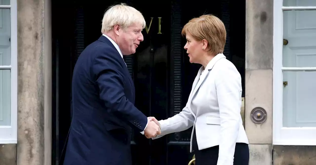 Boris Johnson writes to Nicola Sturgeon 'in final act as Prime Minister'