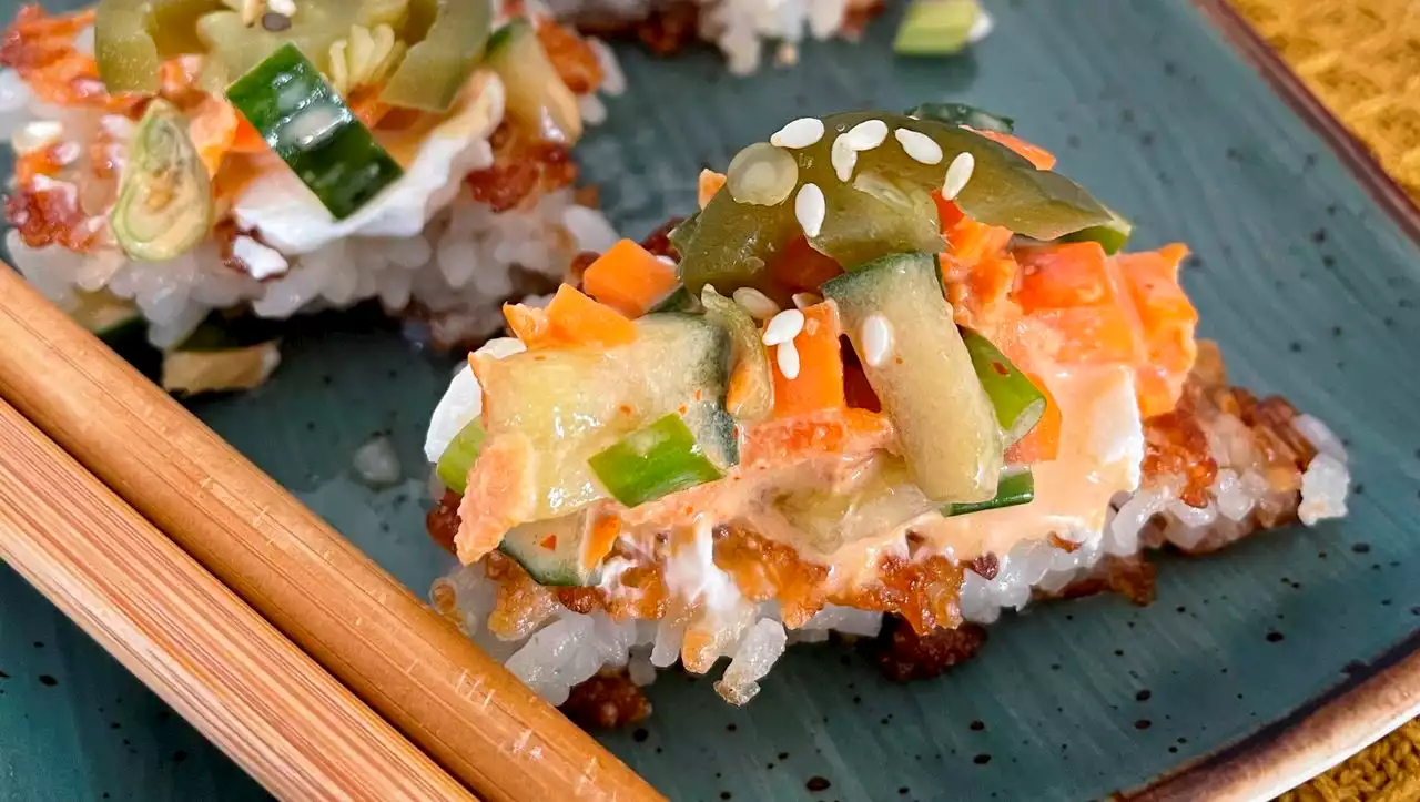 Das Maki ich: Günstiges Rezept für Crispy Rice mit Sushi-Salat – für 2 Euro