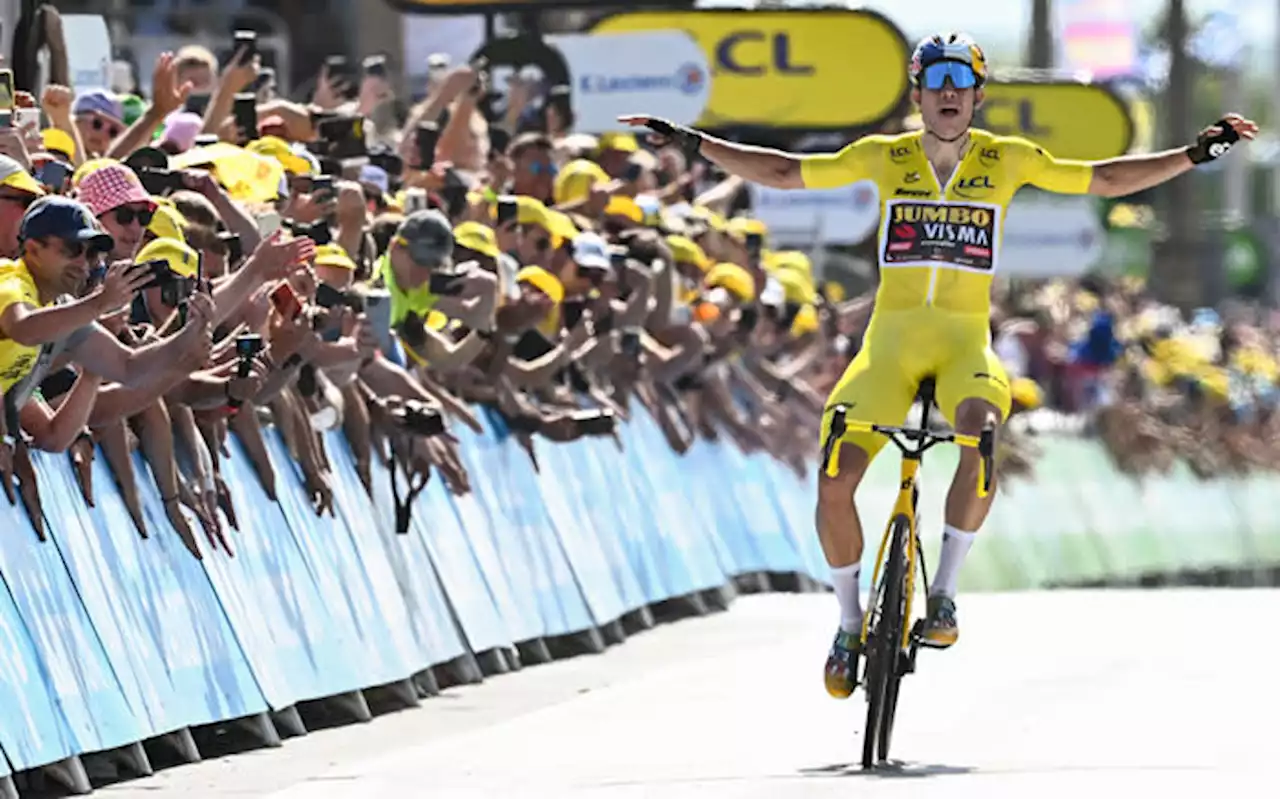 Yellow jersey Van Aert in soaring Tour de France triumph