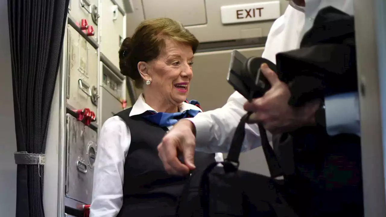 86-year-old woman recognized as world's longest-serving flight attendant