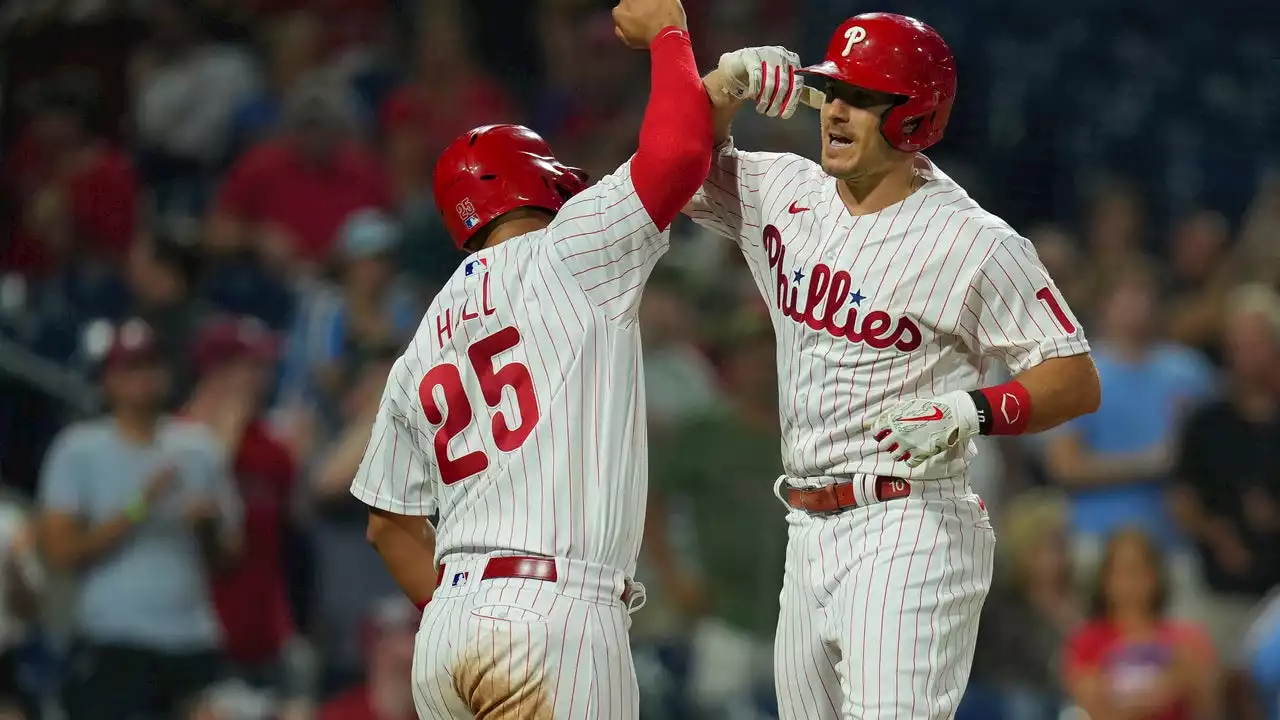 Schwarber homers twice in Phillies' 11-0 romp past Nationals