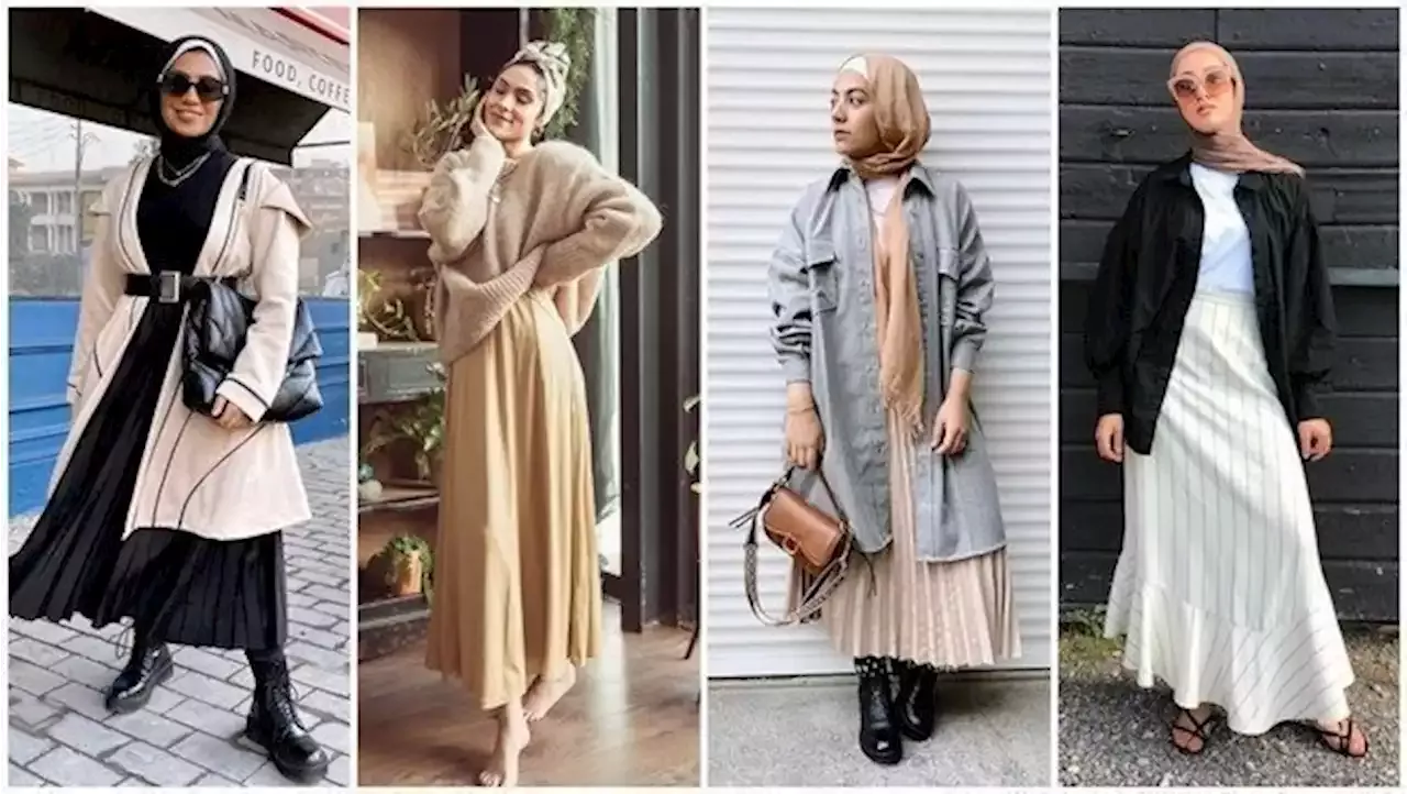 Hijabis, Here Are More Than 40 Ways To Style a Maxi Skirt