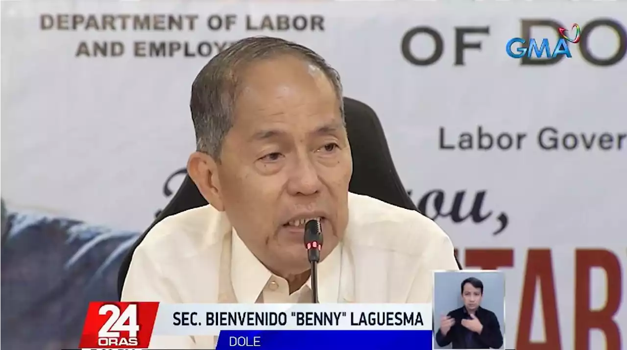 DOLE chief Laguesma objects to cutting incentives for firms refusing on-site work order