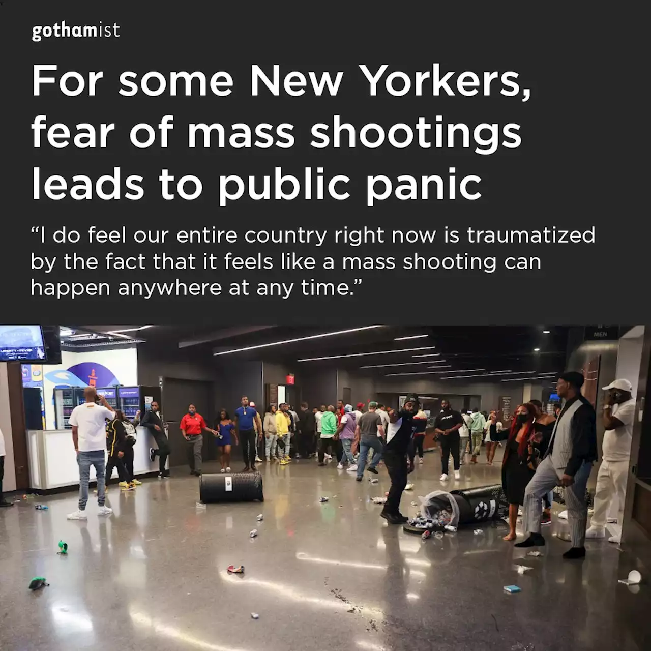 For some New Yorkers, fear of mass shootings leads to public panic