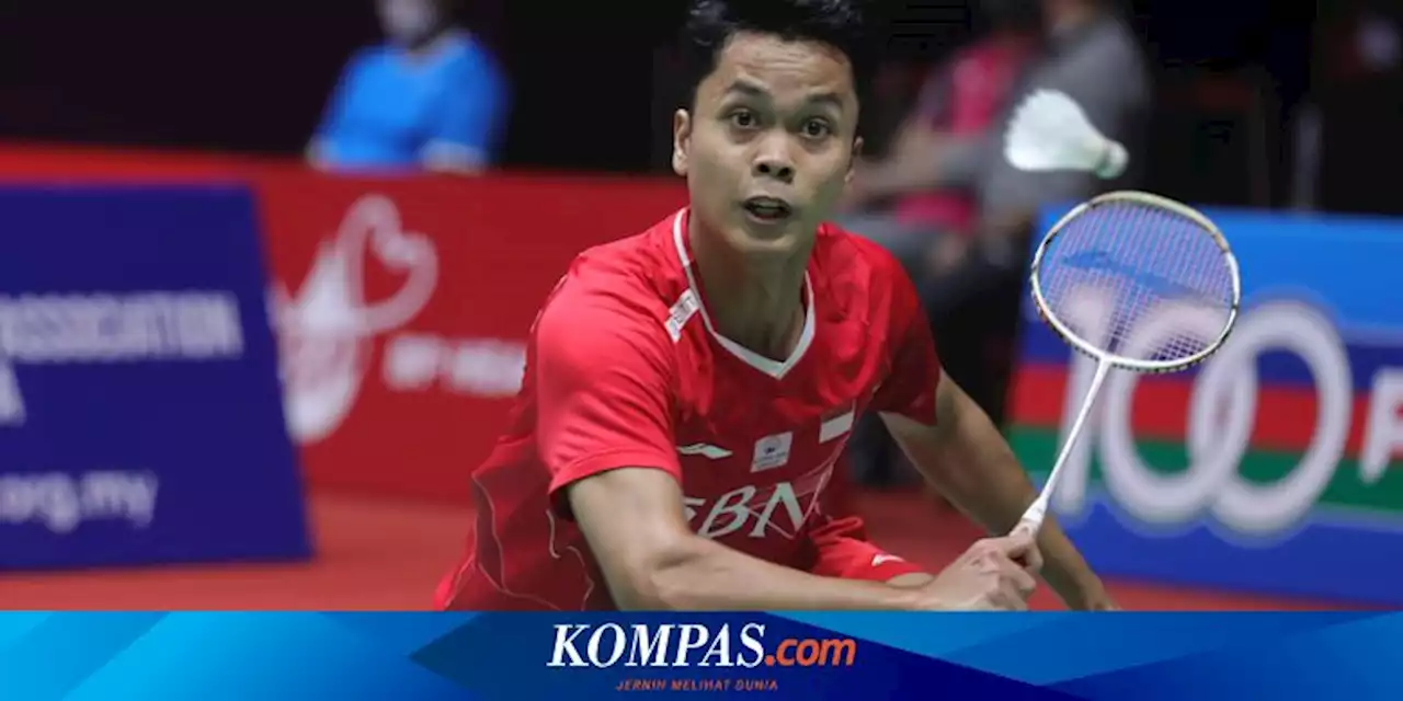 Malaysia Masters 2022, Anthony Ginting Pontang-panting Kejar Tiket 16 Besar