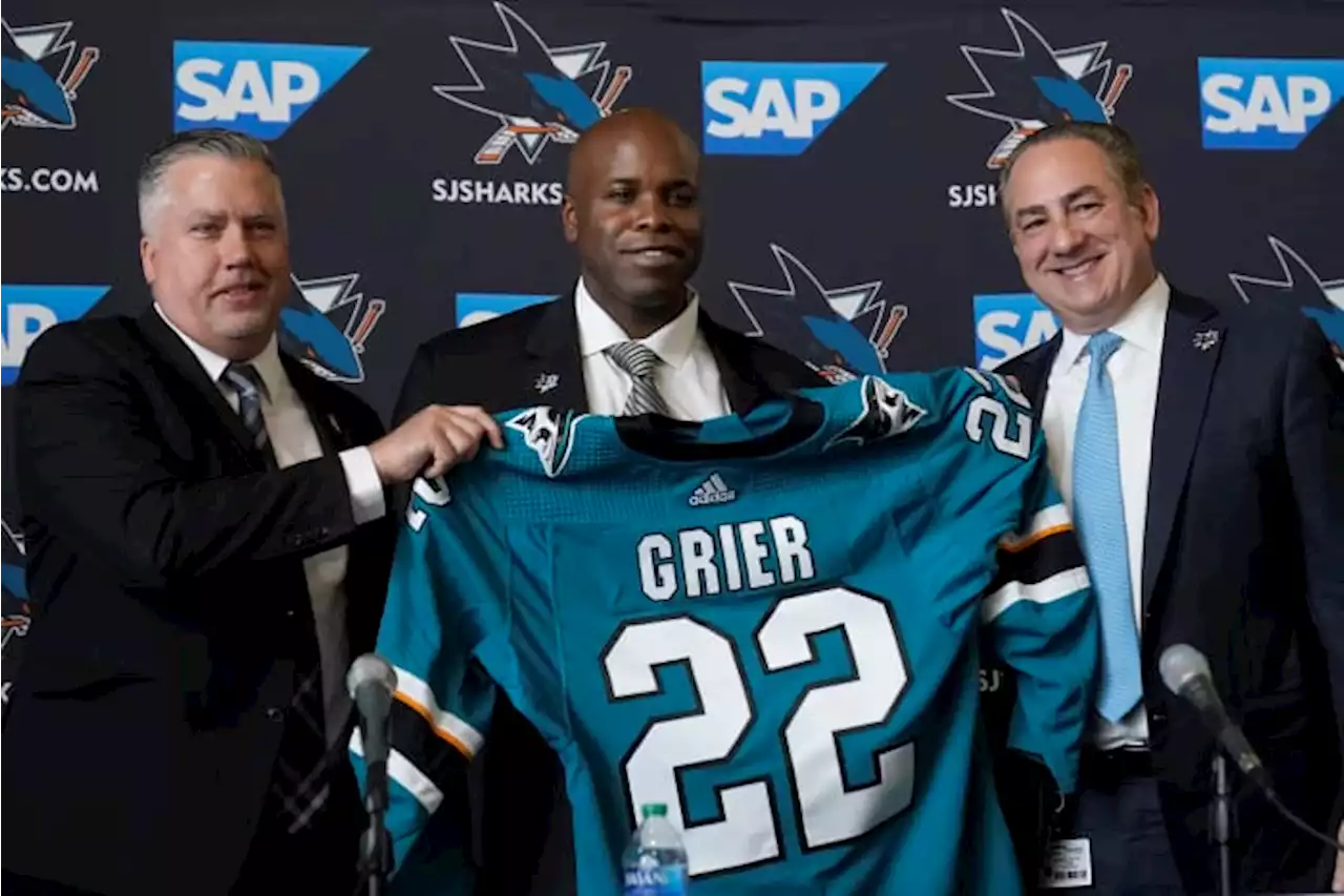 Sharks hire Mike Grier as NHL's first Black GM