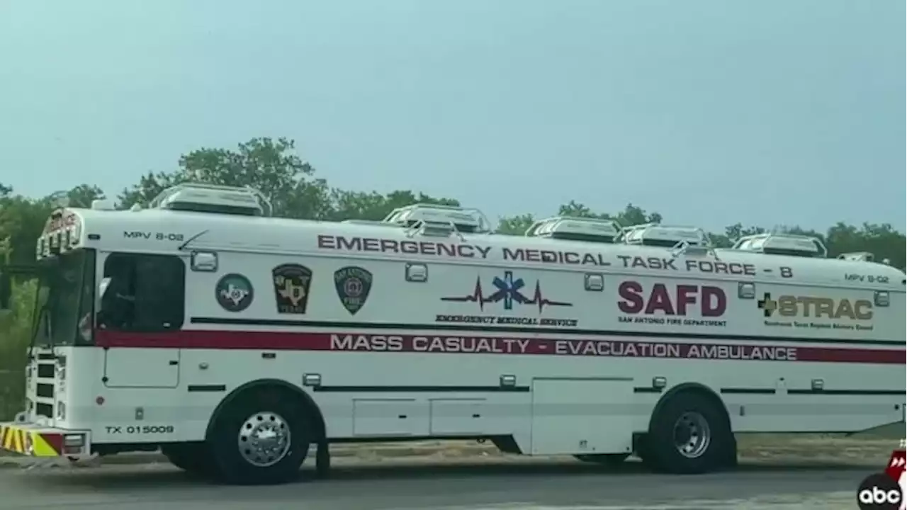 SAFD ambulance bus providing additional help in recent mass tragedies