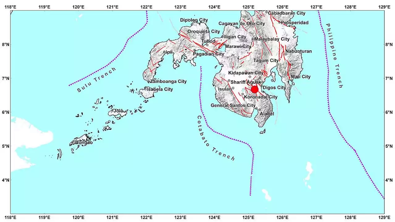 Magnitude 4.1 quake hits Davao del Sur