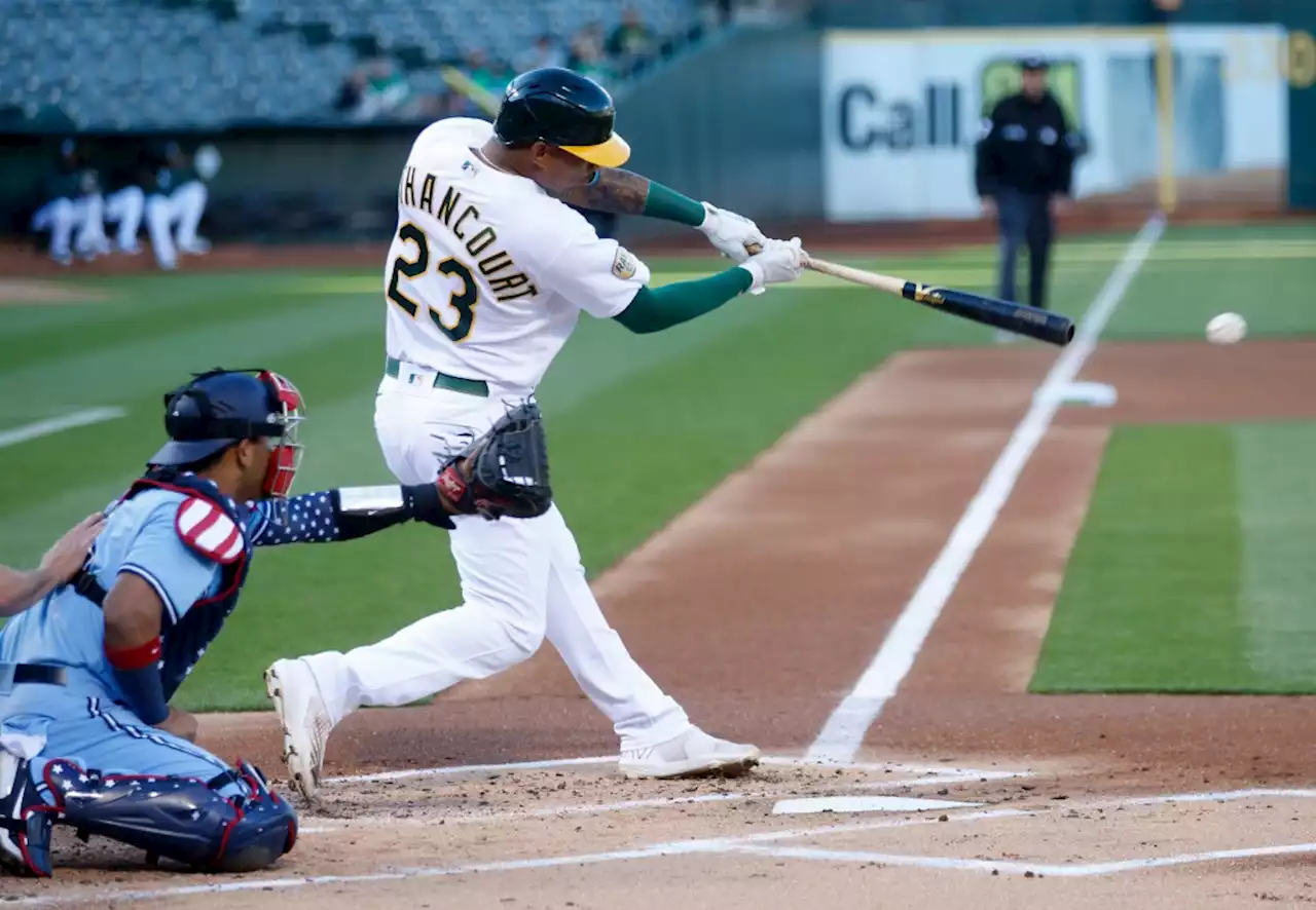 Athletics beat Blue Jays to clinch first home series since April