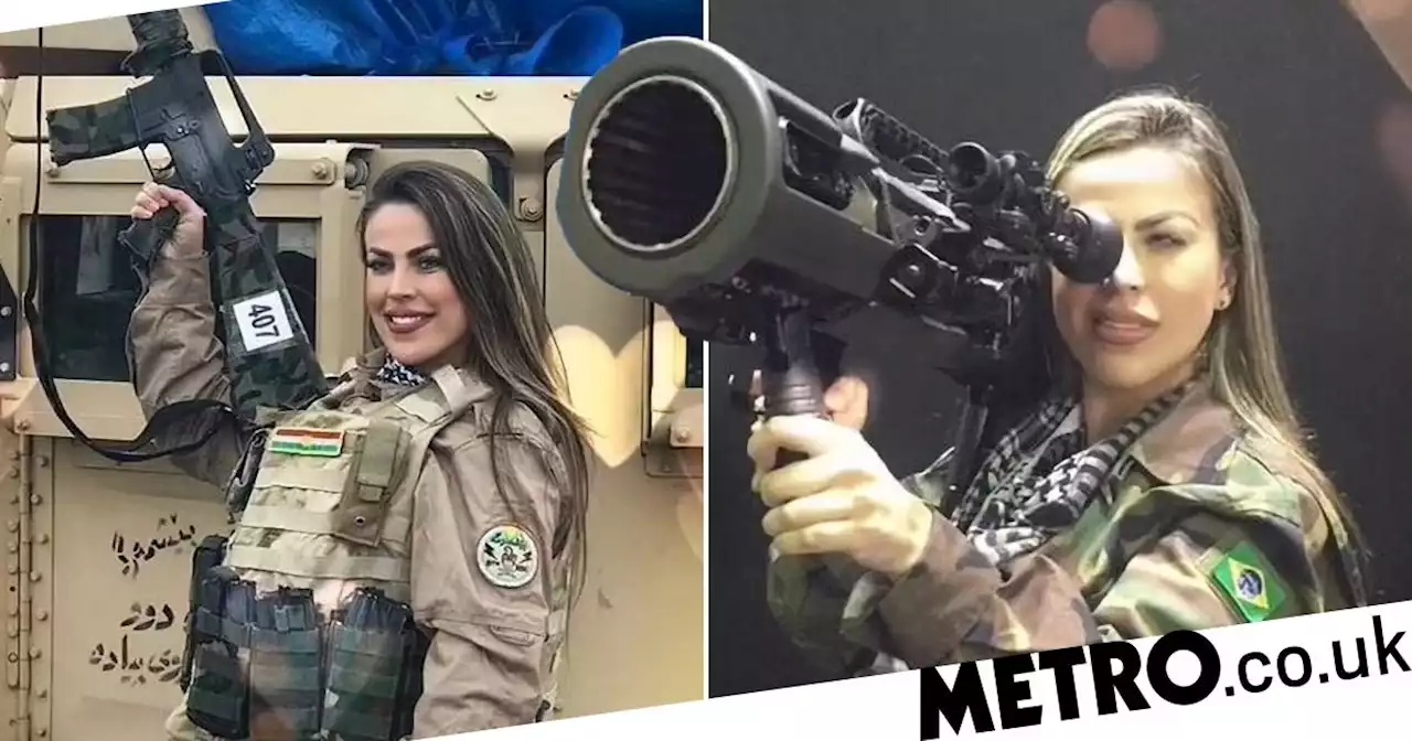 Model who joined Ukraine army as 'elite sniper' is killed in Russian air strike