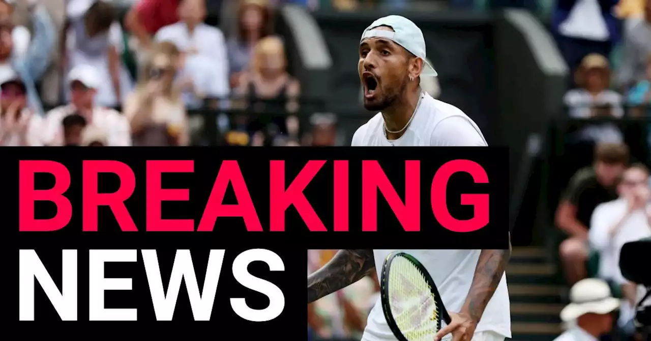 Tennis rebel Nick Kyrgios seals Wimbledon semi-final spot