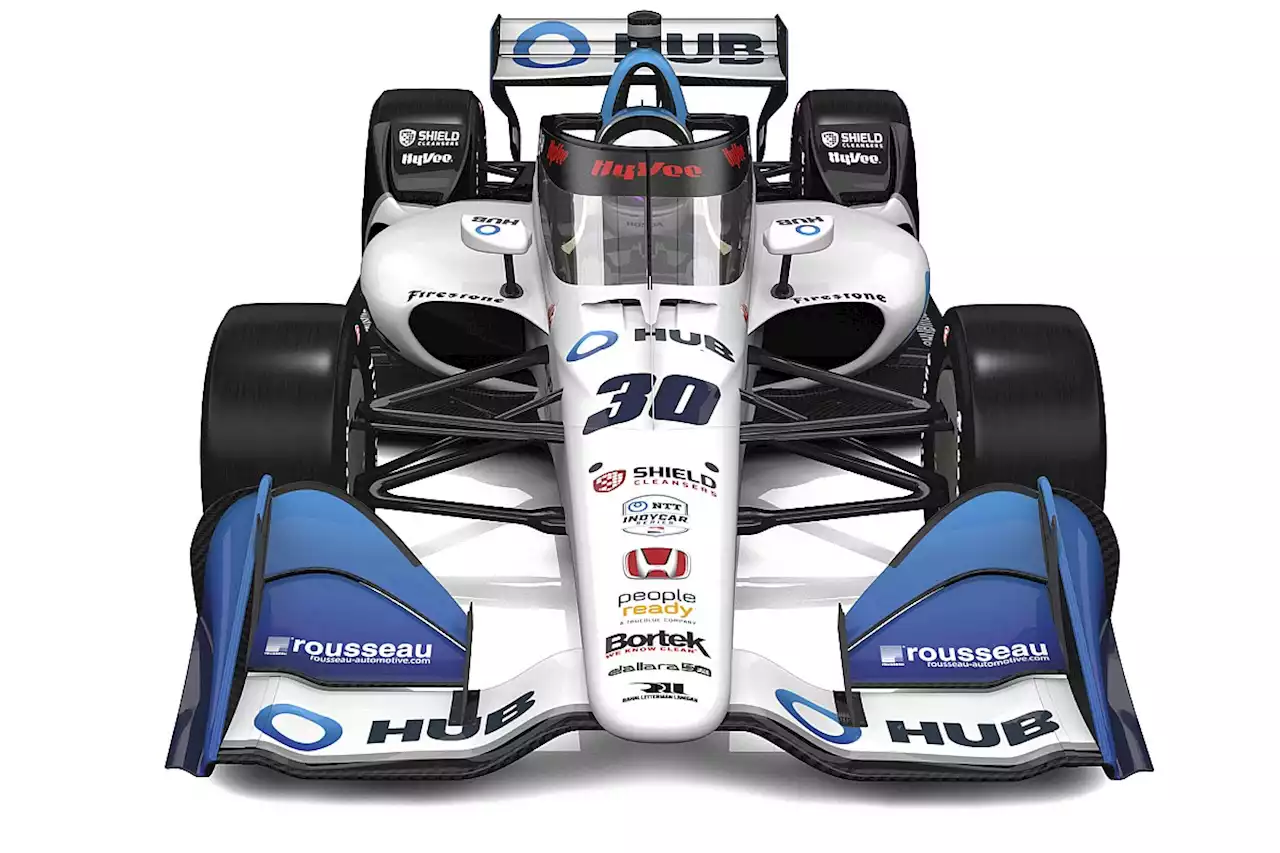 RLL reveals HUB livery for Lundgaard’s IndyCar in Toronto