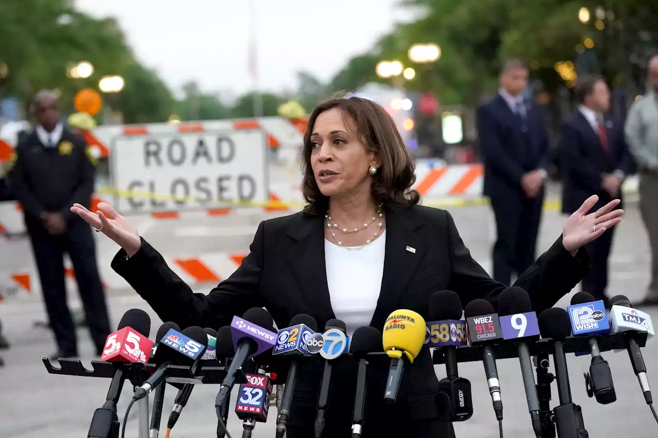 Vice President Harris Visits Highland Park, Ill., After July Fourth Shooting