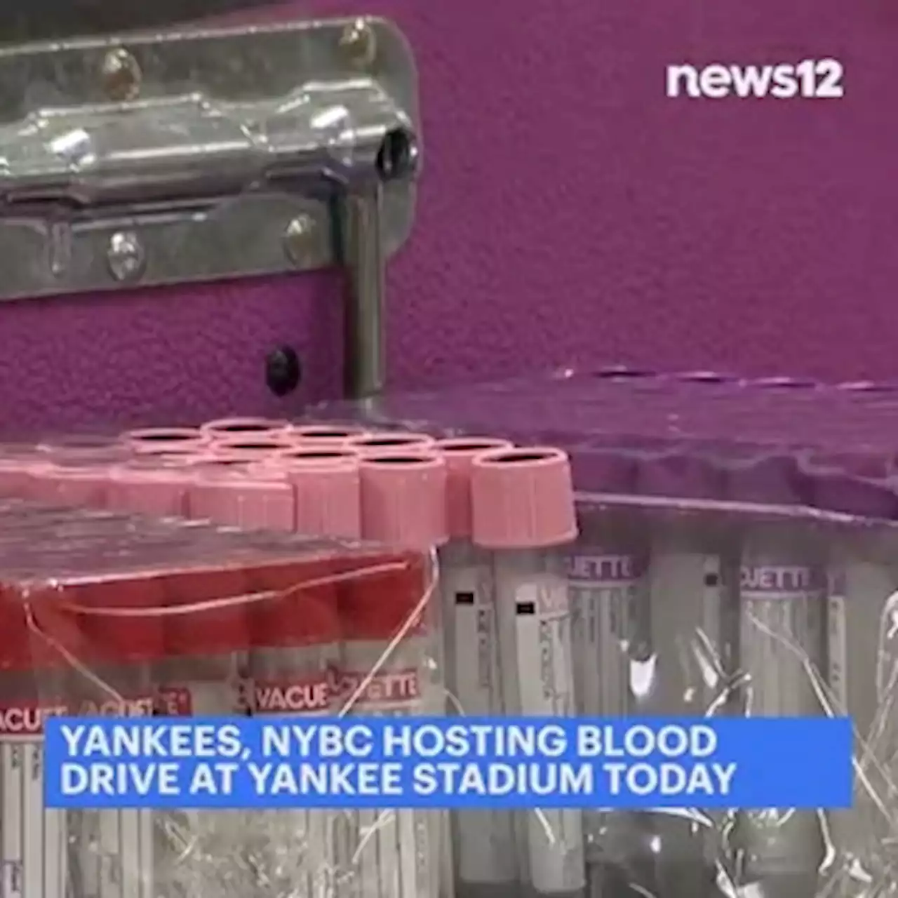 Yankees, NYBC hosting blood drive at Yankee Stadium today