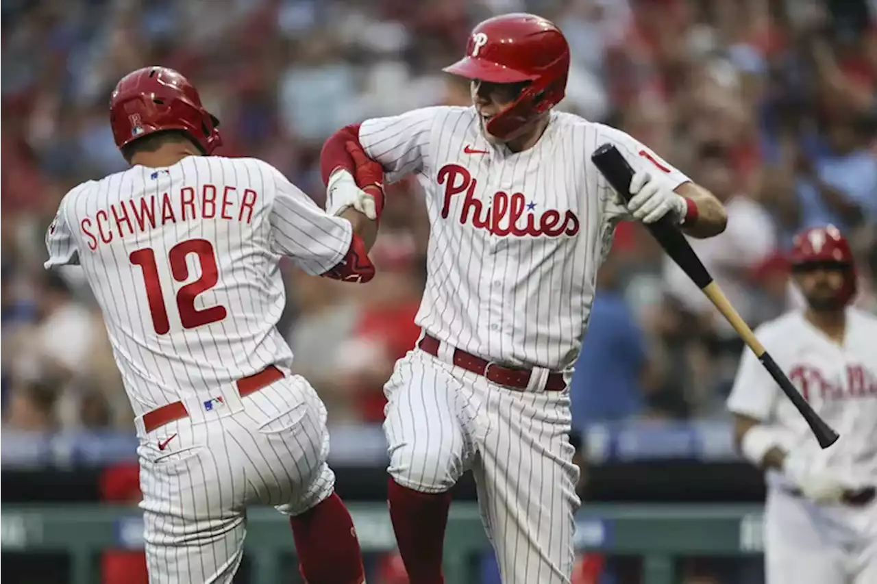 Kyle Schwarber homers twice as the Phillies rout the Nationals to inch closer to wild-card contention