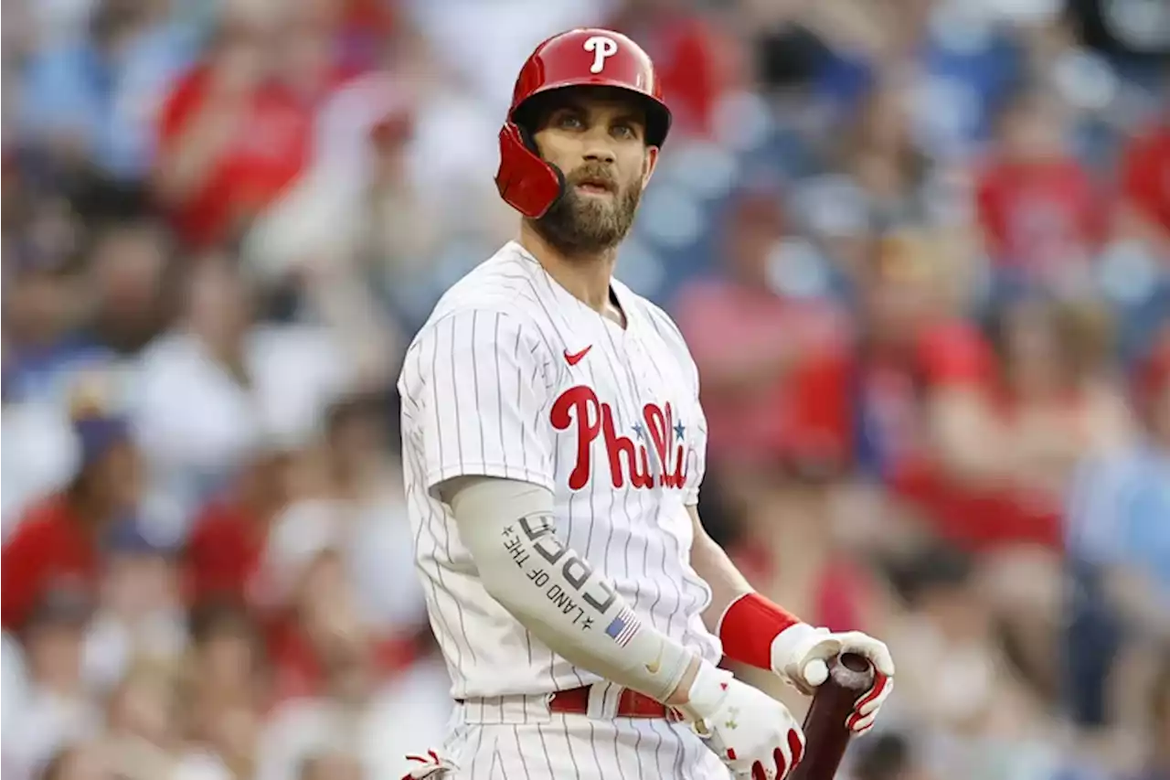 Phillies’ Bryce Harper offers no date for return but vows he will play again this season