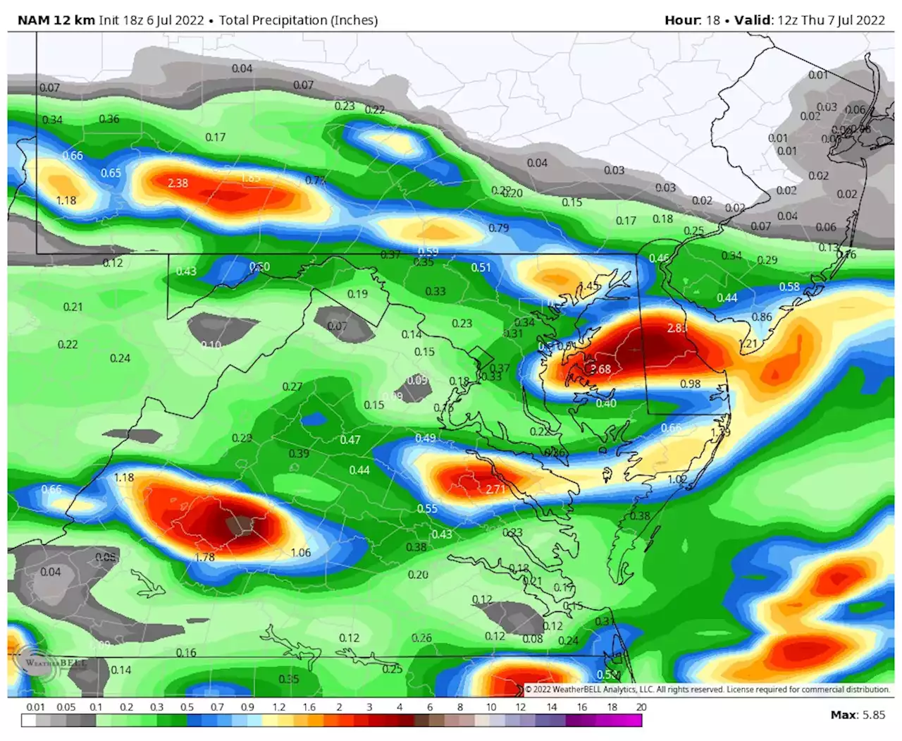 P.M. Update: Flood watch tonight with heavy showers and storms likely