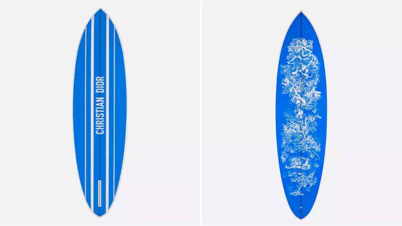 Dior’s New Electric-Blue Surfboard Was Designed to Handle Real Waves