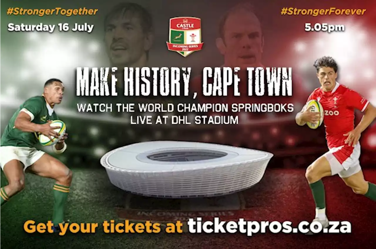 Ticketpro - Springboks vs Wales - 16th of July 2022 -