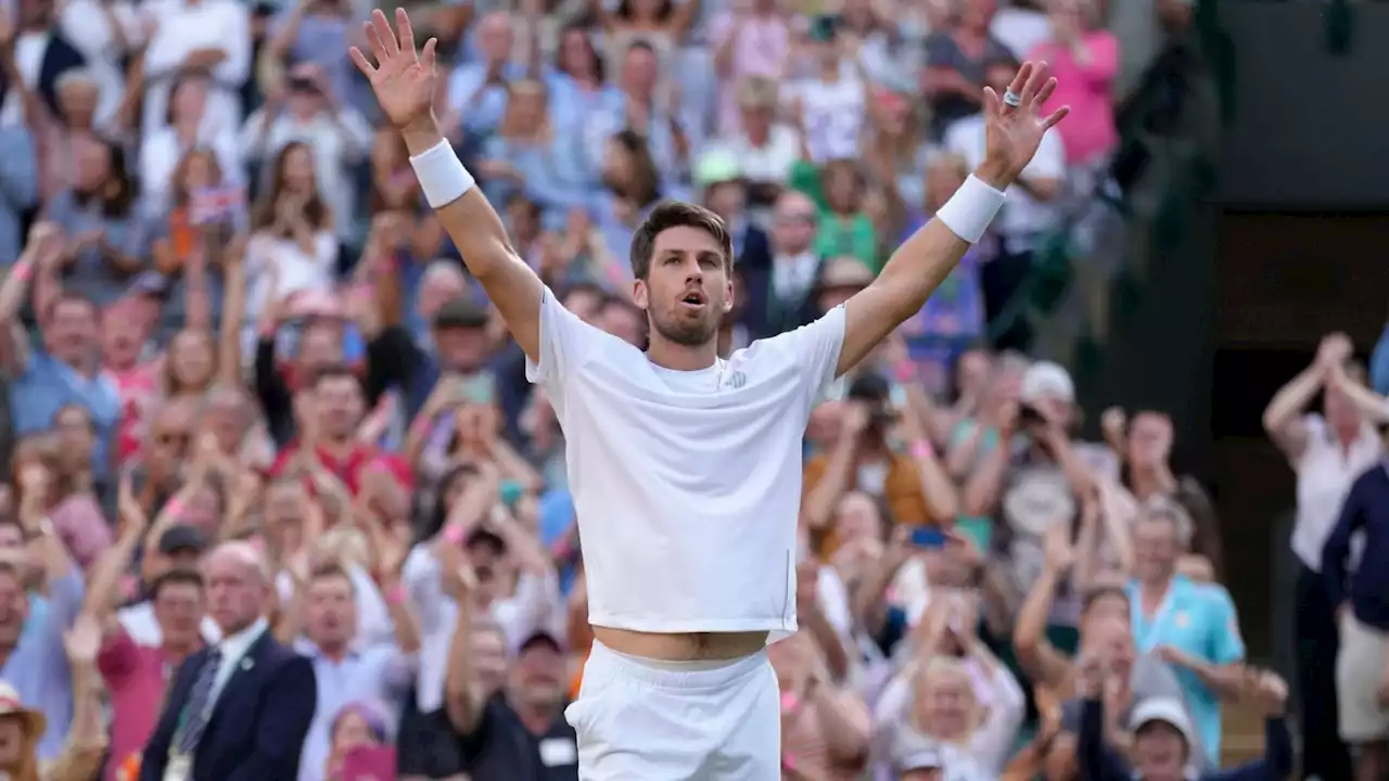 Cameron Norrie: British number one through to semi-finals of Wimbledon after defeating David Goffin