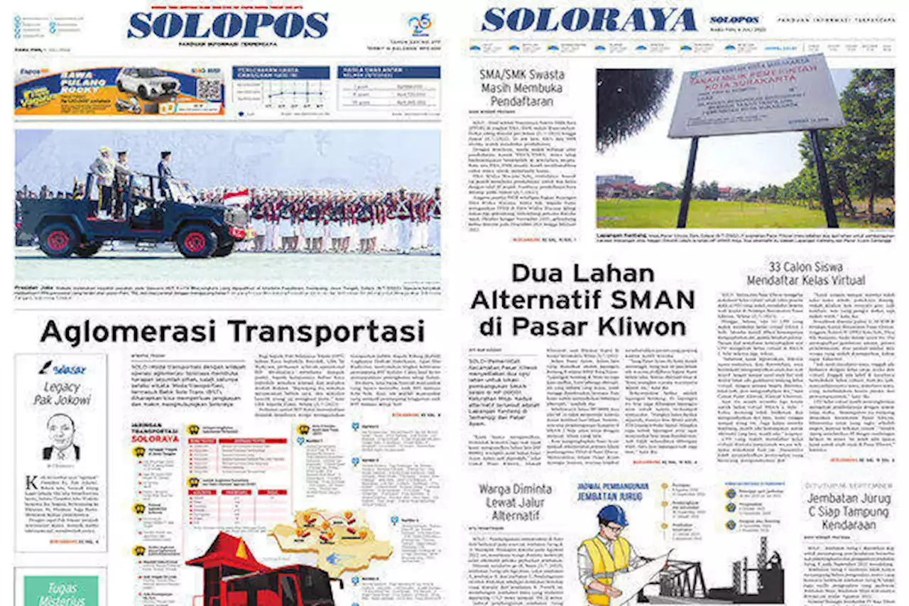 Solopos Hari Ini: Aglomerasi Transportasi