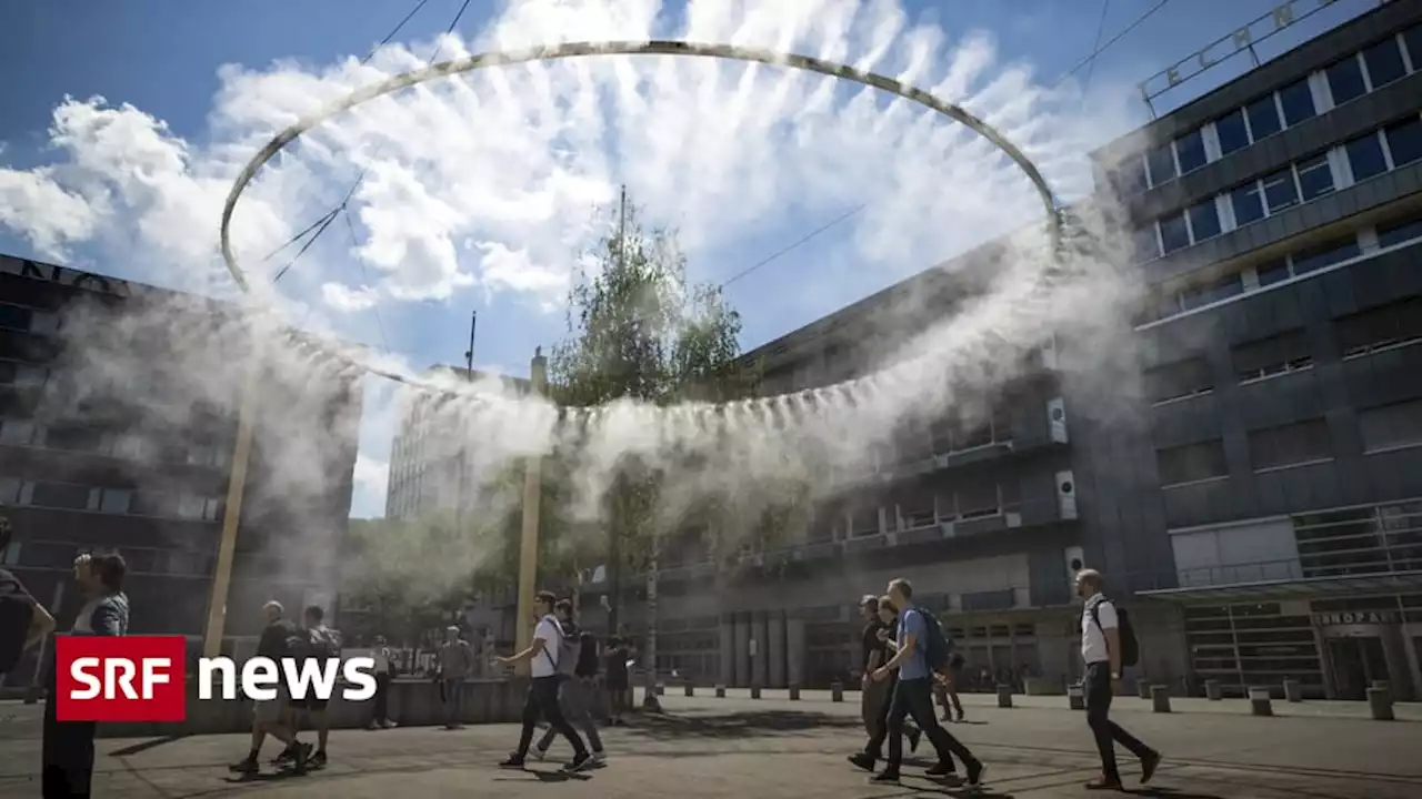 Abkühlung im Sommer - Diese Wolke soll in Zürich die Hitze bekämpfen