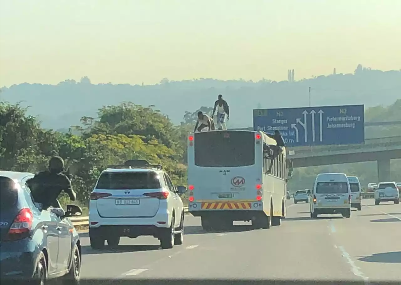 WATCH: Bus surfing is the dangerous new social media wave | The Citizen