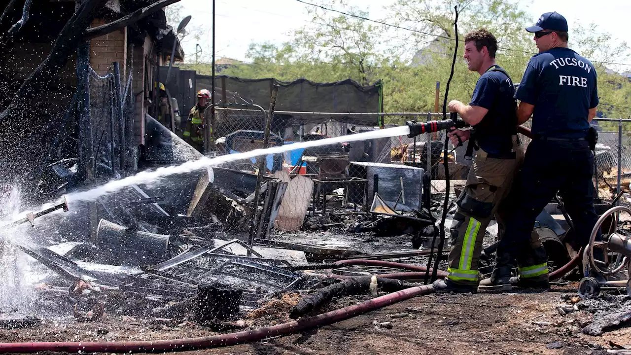 Photos: House fire on Tucson's south side