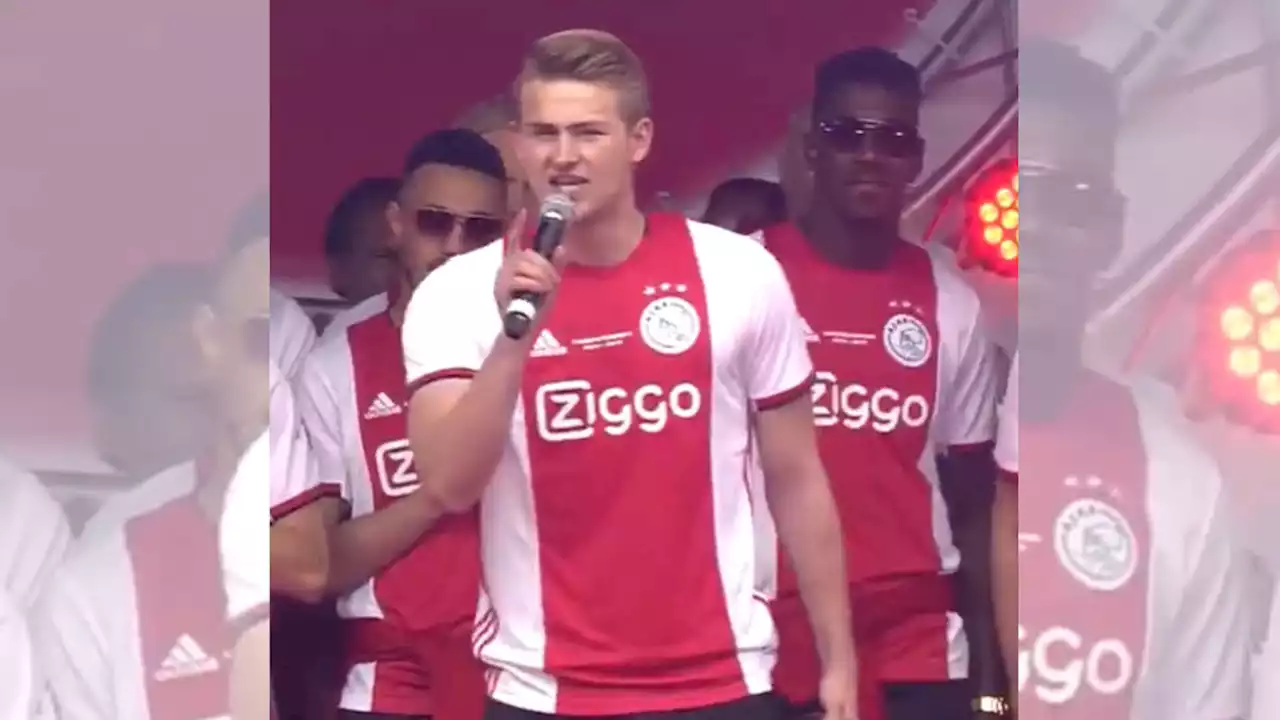 De Ligt und seine denkwürdige Ajax-Rede: Bayern-Kandidat war schon mit 19 Jahren ein echter Anführer