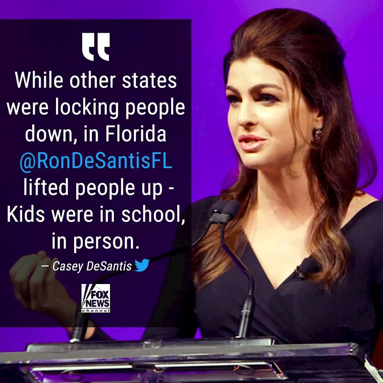 Casey DeSantis blasts Biden admin for leaving out 'real reason' for learning loss: 'Democrat lockdowns'