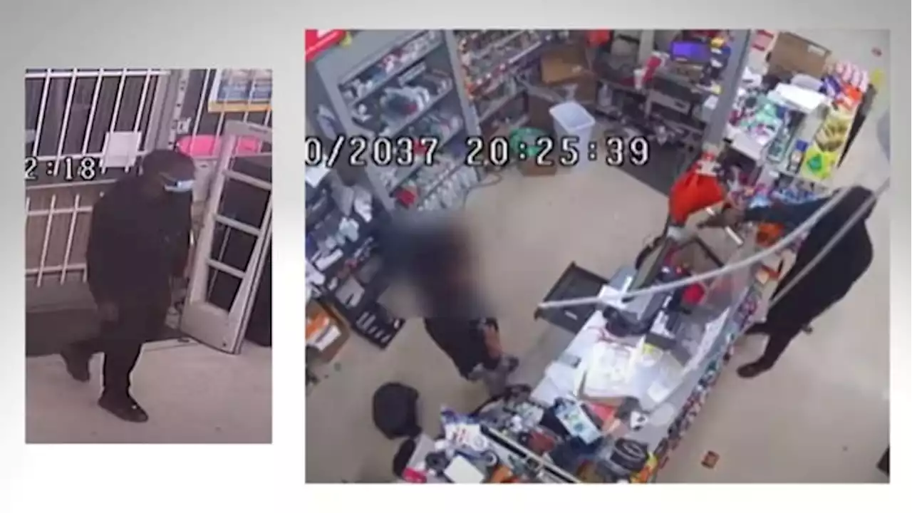 VIDEOS: Wanted aggravated robbery suspect strikes 2 dollar stores within 2 days, police say