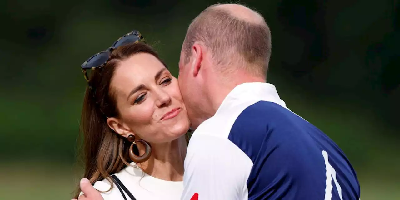 The Duchess of Cambridge shares sweet moment with Prince William at his polo match