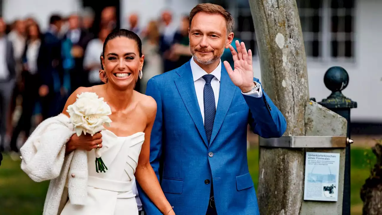 Christian Lindner und Franca Lehfeldt haben geheiratet