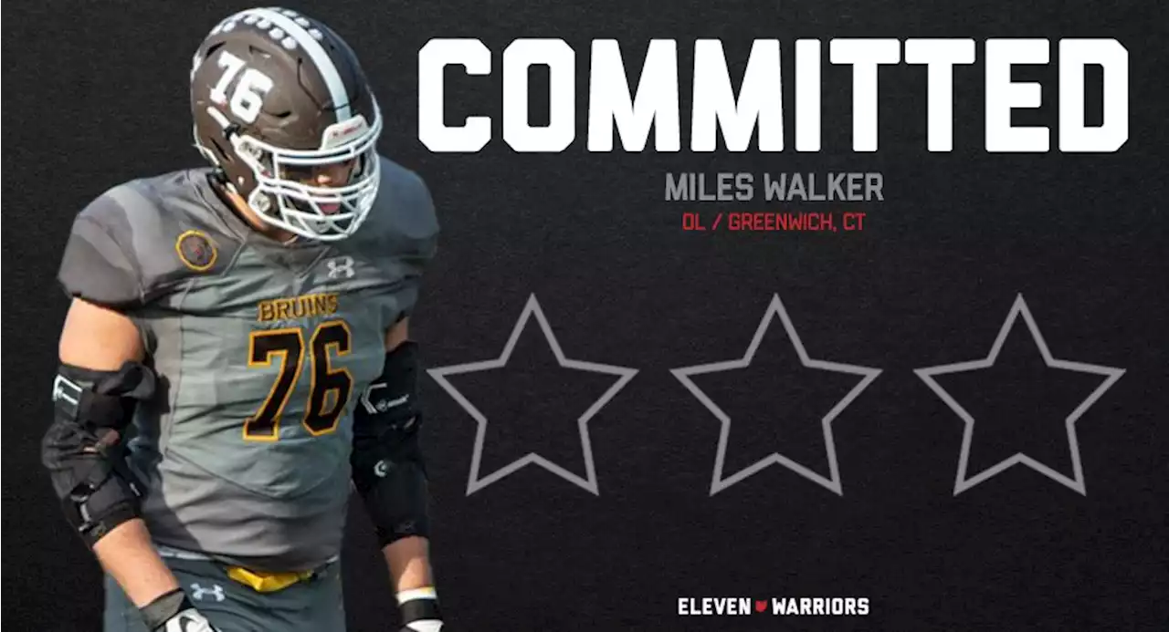 Connecticut 2023 Offensive Tackle Miles Walker Commits to Ohio State