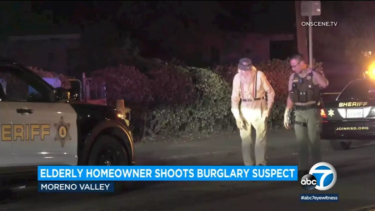 Burglary suspect dies week after being shot by 93-year-old homeowner in Moreno Valley