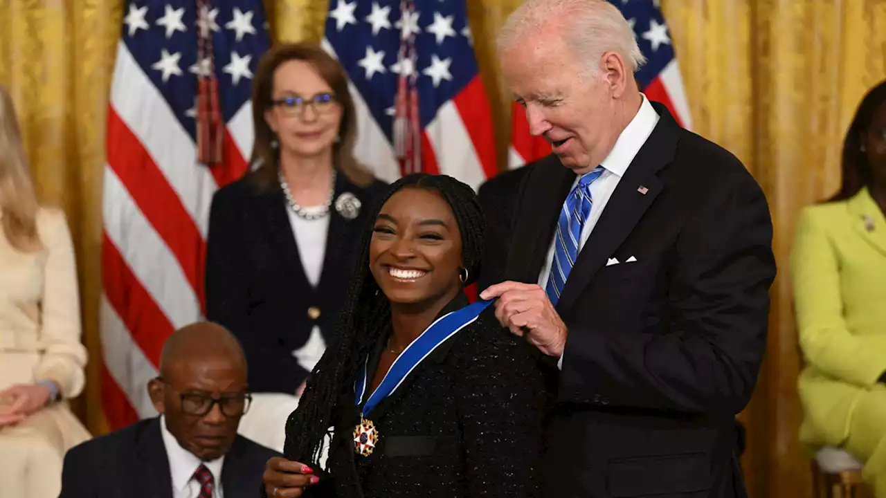 Simone Biles, Megan Rapinoe, Denzel Washington among 17 awarded Medal of Freedom