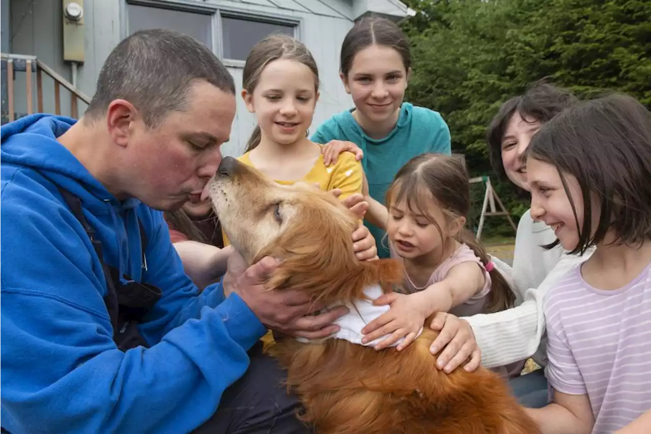 Sitka family reunites with blind dog LuLu 3 weeks after she went missing - Alaska Public Media