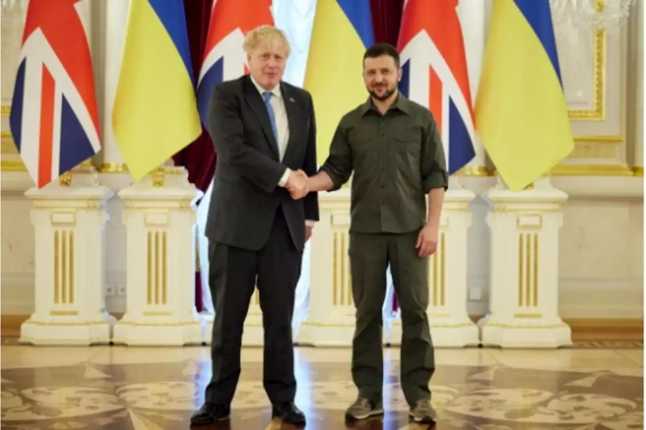 Para Pejabat Ukraina Ucapkan Terima Kasih kepada Boris Johnson | Kabar24 - Bisnis.com