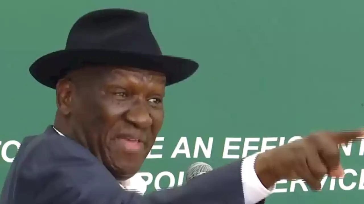 Bheki Cele breaks his silence on 'shut up' outburst