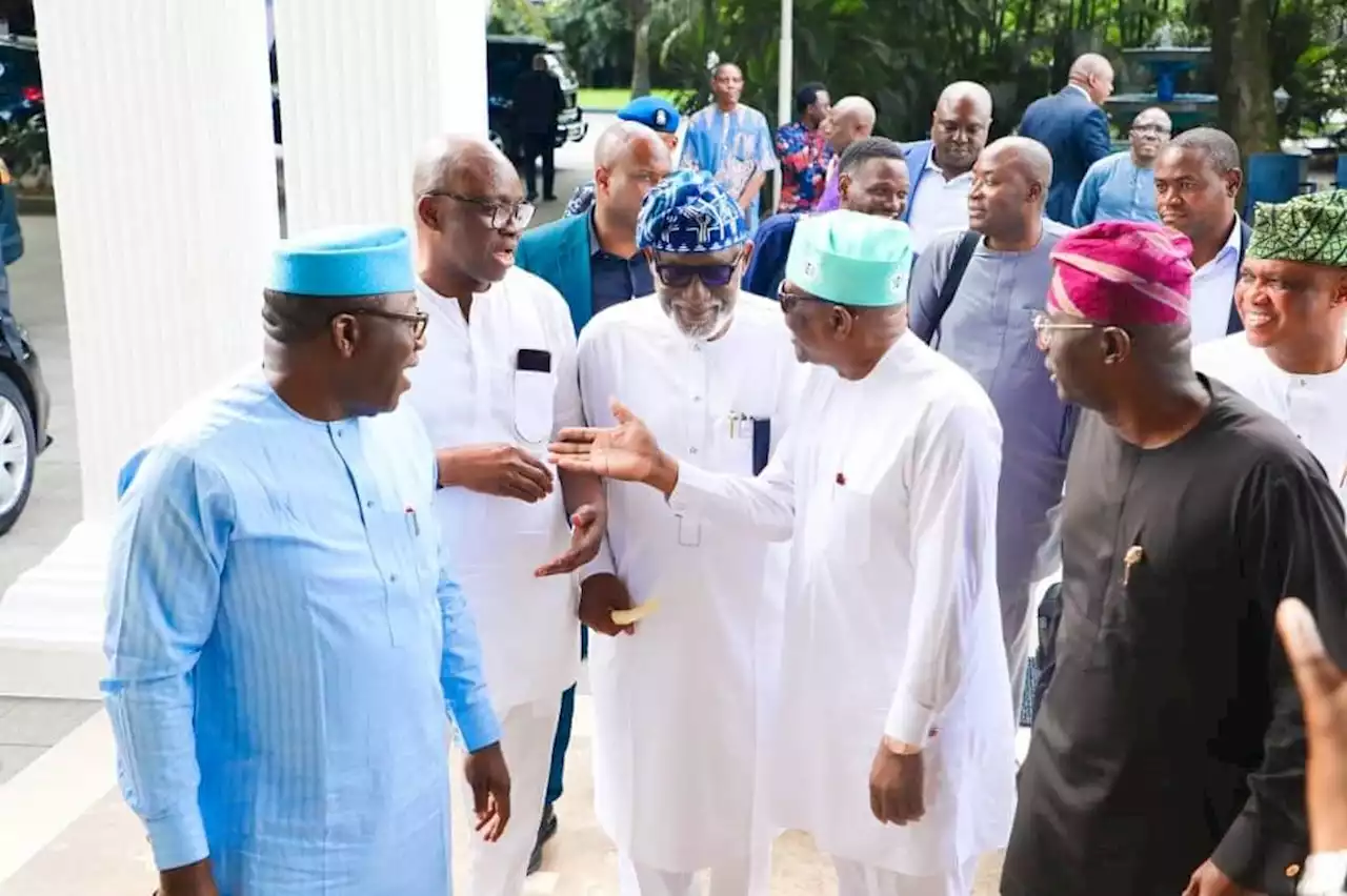 BREAKING: Three APC govs in private meeting with Wike