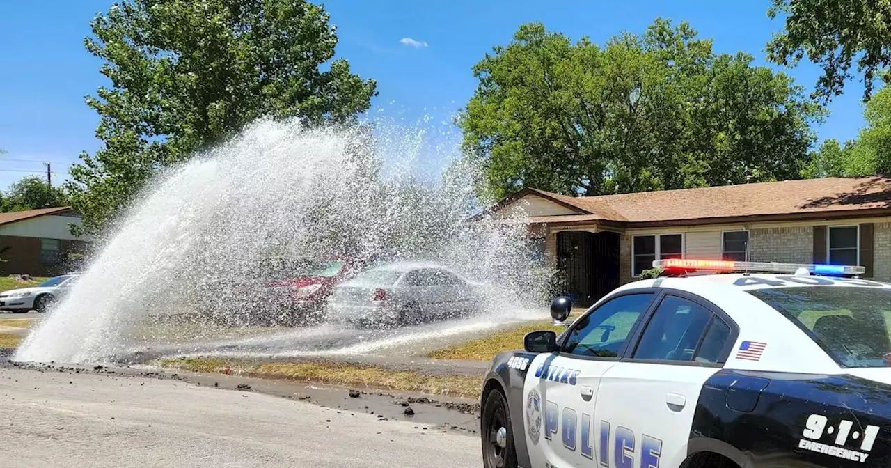 Water main break drenched home for hours, southeast Oak Cliff resident says