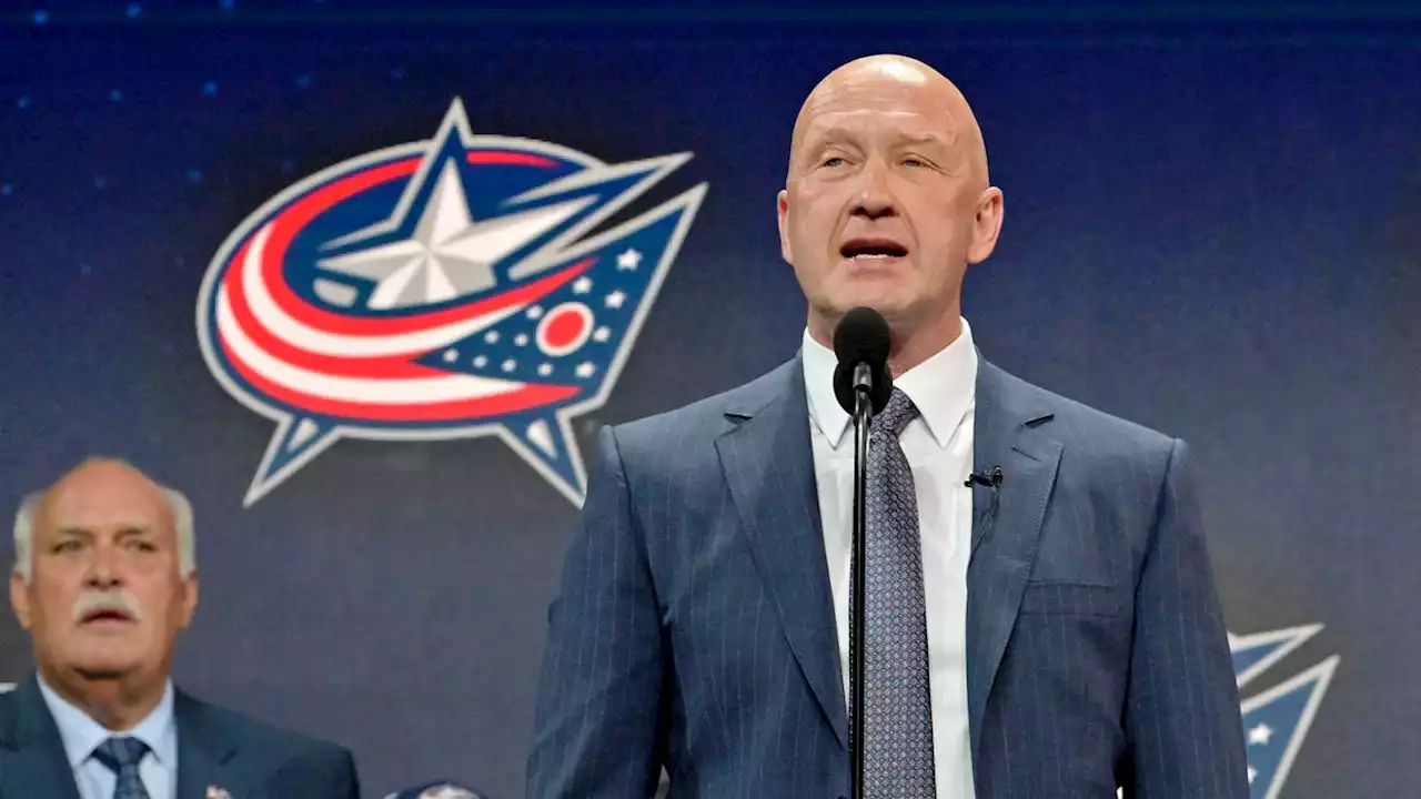 Who did the Blue Jackets select in the 2022 NHL draft?