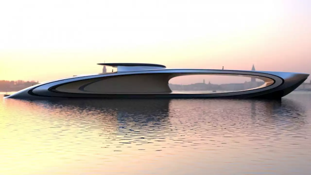 A Colossal Hole Enables a New Hybrid Superyacht to Outclass All Rivals