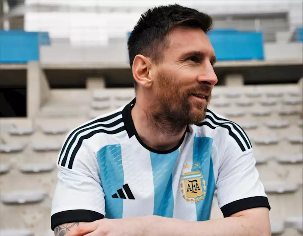 Así es la camiseta de la selección argentina que se utilizará en el Mundial de Qatar 2022