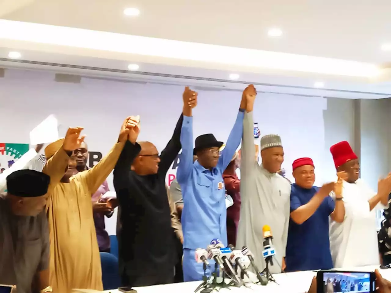 JUST-IN: Peter Obi Unveils Baba-Ahmed As Running Mate